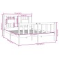 vidaXL Estructura de cama doble madera maciza blanca 135x190 cm vidaXL Estructura de cama doble madera maciza blanca 135x190 cm