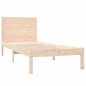 vidaXL Estructura de cama de madera maciza de pino 90x200 cm vidaXL Estructura de cama de madera maciza de pino 90x200 cm