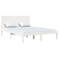vidaXL Estructura de cama madera maciza king size blanca 150x200 cm vidaXL Estructura de cama madera maciza king size blanca 150x200 cm