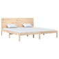 vidaXL Estructura de cama de madera maciza de pino 200x200 cm vidaXL Estructura de cama de madera maciza de pino 200x200 cm