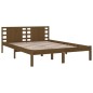 vidaXL Estructura de cama madera maciza de pino marrón miel 120x200 cm vidaXL Estructura de cama madera maciza de pino marrón miel 120x200 cm
