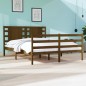 vidaXL Estructura de cama madera maciza marrón miel 120x190 cm vidaXL Estructura de cama madera maciza marrón miel 120x190 cm