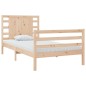 vidaXL Estructura de cama de madera maciza de pino 90x200 cm vidaXL Estructura de cama de madera maciza de pino 90x200 cm