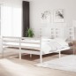 vidaXL Estructura de cama de madera maciza de pino blanca 160x200 cm vidaXL Estructura de cama de madera maciza de pino blanca 160x200 cm