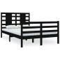 vidaXL Estructura de cama madera maciza de pino negro 120x200 cm vidaXL Estructura de cama madera maciza de pino negro 120x200 cm