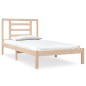 vidaXL Estructura de cama madera maciza de pino 90x190 cm vidaXL Estructura de cama madera maciza de pino 90x190 cm