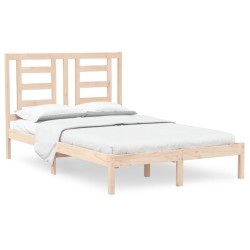 vidaXL Estructura de cama madera maciza 120x190 cm