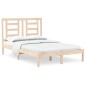 vidaXL Estructura de cama madera maciza 120x190 cm vidaXL Estructura de cama madera maciza 120x190 cm