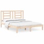 vidaXL Estructura de cama de madera maciza de pino 160x200 cm vidaXL Estructura de cama de madera maciza de pino 160x200 cm