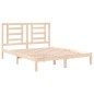 vidaXL Estructura de cama de madera maciza de pino 160x200 cm vidaXL Estructura de cama de madera maciza de pino 160x200 cm