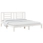 vidaXL Estructura de cama madera maciza super king blanca 180x200 cm vidaXL Estructura de cama madera maciza super king blanca 180x200 cm
