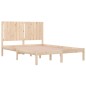 vidaXL Estructura de cama madera maciza de pino 140x190 cm vidaXL Estructura de cama madera maciza de pino 140x190 cm