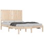vidaXL Estructura de cama madera maciza de pino 120x200 cm vidaXL Estructura de cama madera maciza de pino 120x200 cm
