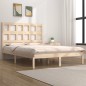 vidaXL Estructura de cama de madera maciza de pino 160x200 cm vidaXL Estructura de cama de madera maciza de pino 160x200 cm