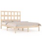 vidaXL Estructura de cama de madera maciza de pino 160x200 cm vidaXL Estructura de cama de madera maciza de pino 160x200 cm
