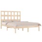 vidaXL Estructura de cama de madera maciza de pino 160x200 cm vidaXL Estructura de cama de madera maciza de pino 160x200 cm