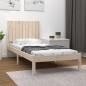 vidaXL Estructura de cama de madera maciza de pino 90x200 cm vidaXL Estructura de cama de madera maciza de pino 90x200 cm