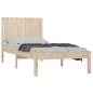vidaXL Estructura de cama de madera maciza de pino 90x200 cm vidaXL Estructura de cama de madera maciza de pino 90x200 cm