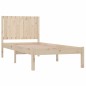 vidaXL Estructura de cama de madera maciza de pino 90x200 cm vidaXL Estructura de cama de madera maciza de pino 90x200 cm
