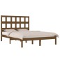 vidaXL Estructura de cama madera maciza de pino marrón miel 140x200 cm vidaXL Estructura de cama madera maciza de pino marrón miel 140x200 cm