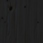 vidaXL Estructura de cama de madera maciza de pino negro 200x200 cm vidaXL Estructura de cama de madera maciza de pino negro 200x200 cm