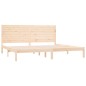 vidaXL Estructura de cama madera maciza 180x200 cm