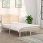vidaXL Estructura de cama madera maciza 120x190 cm vidaXL Estructura de cama madera maciza 120x190 cm