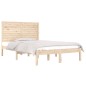 vidaXL Estructura de cama madera maciza 120x190 cm vidaXL Estructura de cama madera maciza 120x190 cm
