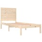 vidaXL Estructura de cama madera maciza 90x190 cm vidaXL Estructura de cama madera maciza 90x190 cm