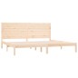 vidaXL Estructura de cama de madera maciza 200x200 cm vidaXL Estructura de cama de madera maciza 200x200 cm