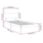 vidaXL Estructura de cama individual madera maciza negro 90x190 cm vidaXL Estructura de cama individual madera maciza negro 90x190 cm