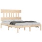 vidaXL Estructura de cama madera maciza 180x200 cm