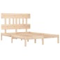 vidaXL Estructura de cama de madera maciza 200x200 cm vidaXL Estructura de cama de madera maciza 200x200 cm