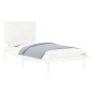 vidaXL Estructura cama madera maciza individual blanco 75x190 cm vidaXL Estructura cama madera maciza individual blanco 75x190 cm