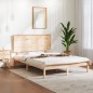 vidaXL Estructura de cama madera maciza de pino 120x200 cm