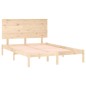 vidaXL Estructura de cama madera maciza de pino 120x200 cm
