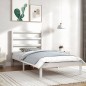 vidaXL Estructura de cama madera maciza de pino blanca 90x200 cm