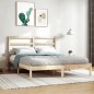 vidaXL Estructura de cama madera maciza de pino 140x200 cm