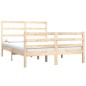vidaXL Estructura de cama madera maciza de pino 140x190 cm vidaXL Estructura de cama madera maciza de pino 140x190 cm