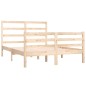 vidaXL Estructura de cama madera maciza de pino 140x190 cm vidaXL Estructura de cama madera maciza de pino 140x190 cm