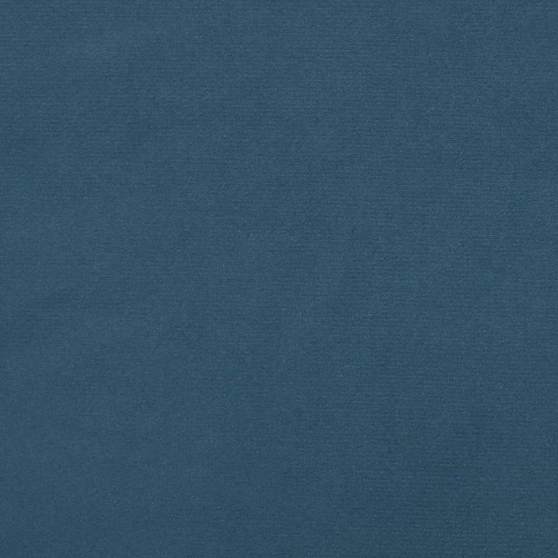 vidaXL Estructura cama con cabecero terciopelo azul oscuro 90x200 cm