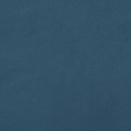 vidaXL Estructura cama con cabecero terciopelo azul oscuro 90x200 cm