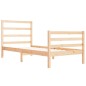vidaXL Estructura de cama madera maciza de pino 90x190 cm vidaXL Estructura de cama madera maciza de pino 90x190 cm