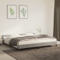 vidaXL Estructura de cama con cabecero terciopelo gris claro 200x200cm vidaXL Estructura de cama con cabecero terciopelo gris claro 200x200cm