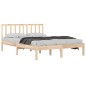 vidaXL Estructura de cama de madera maciza de pino 200x200 cm vidaXL Estructura de cama de madera maciza de pino 200x200 cm
