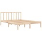 vidaXL Estructura de cama de madera maciza de pino 140x190 cm