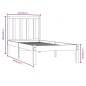 vidaXL Estructura de cama madera maciza de pino negro 75x190 cm vidaXL Estructura de cama madera maciza de pino negro 75x190 cm