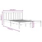 vidaXL Estructura de cama doble madera maciza marrón miel 120x190 cm