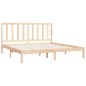 vidaXL Estructura de cama madera maciza de pino 180x200 cm vidaXL Estructura de cama madera maciza de pino 180x200 cm