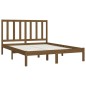 vidaXL Estructura de cama madera maciza de pino marrón miel 140x200 cm vidaXL Estructura de cama madera maciza de pino marrón miel 140x200 cm